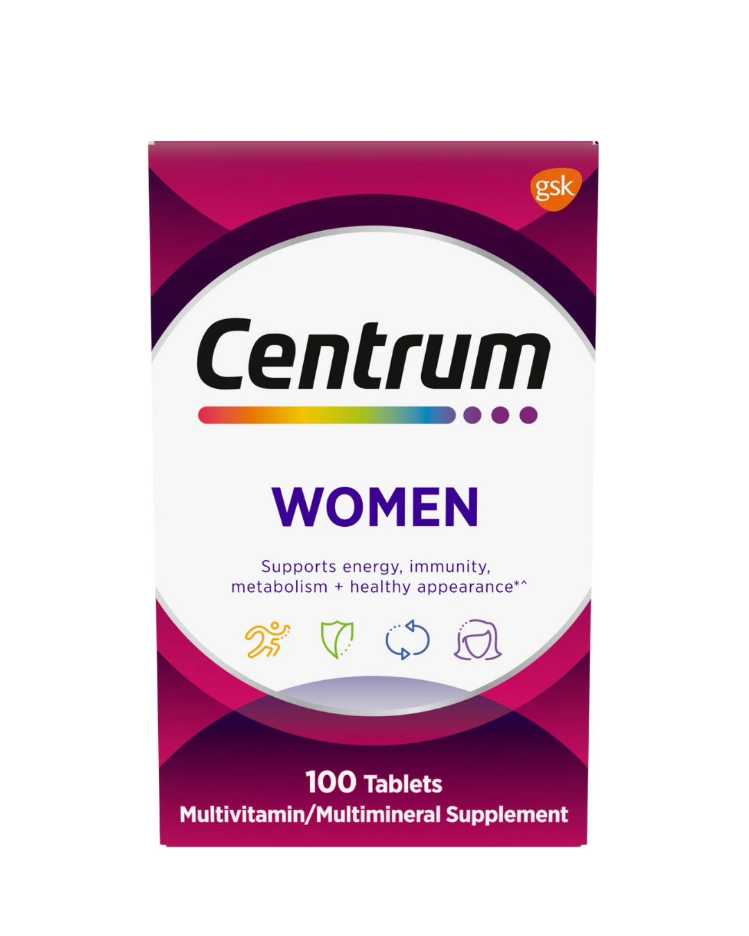 Centrum Women, Multivitamínico, 100ct