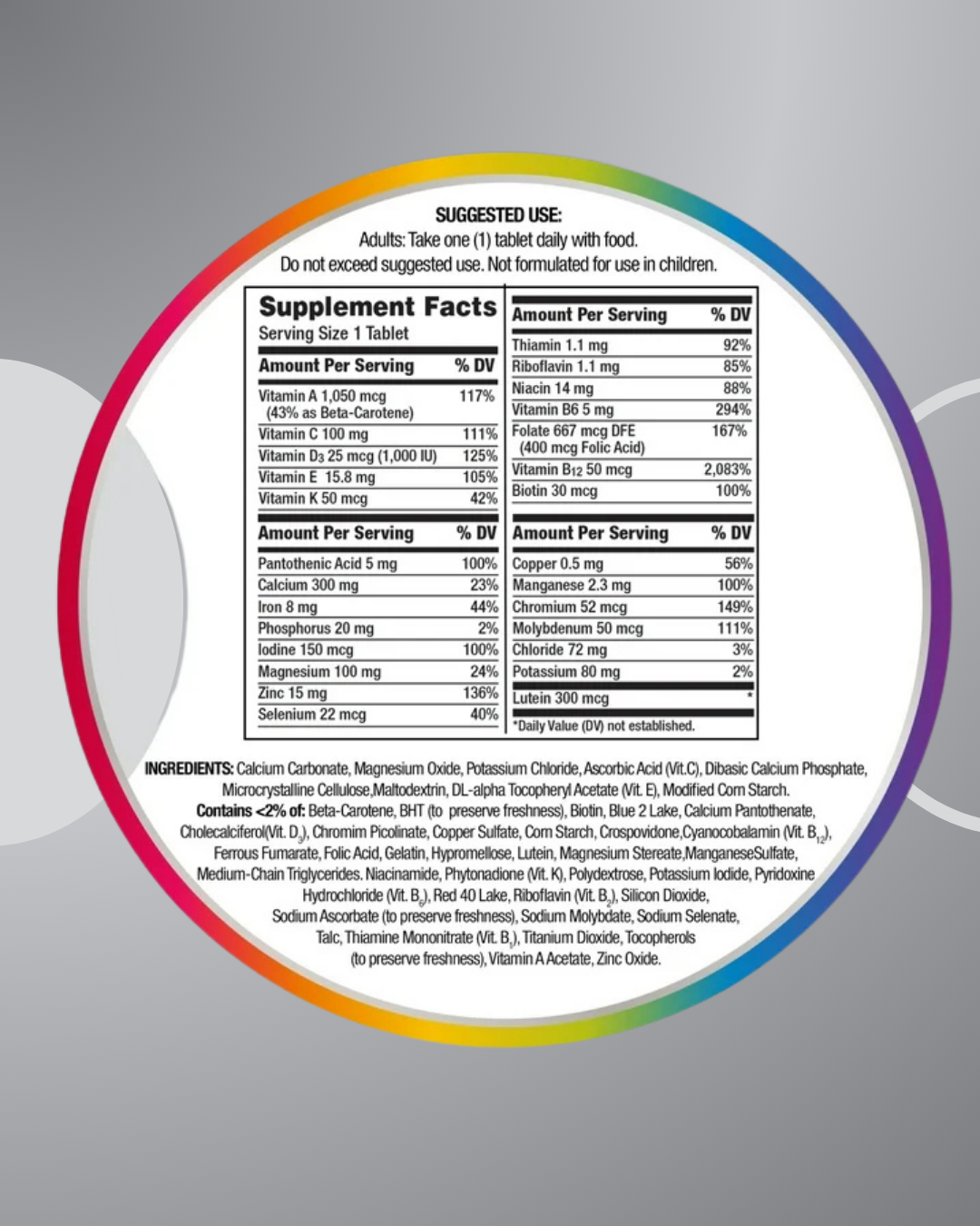 Centrum Silver Women +50, Multivitamínico, 100ct - Imagen 2