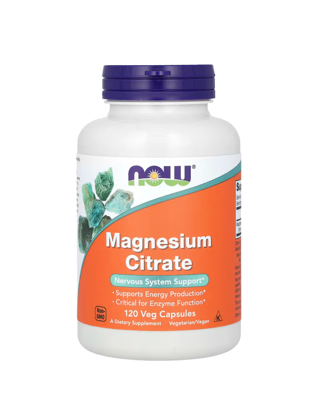 Citrato de Magnesio, 400mg, 120ct, Now