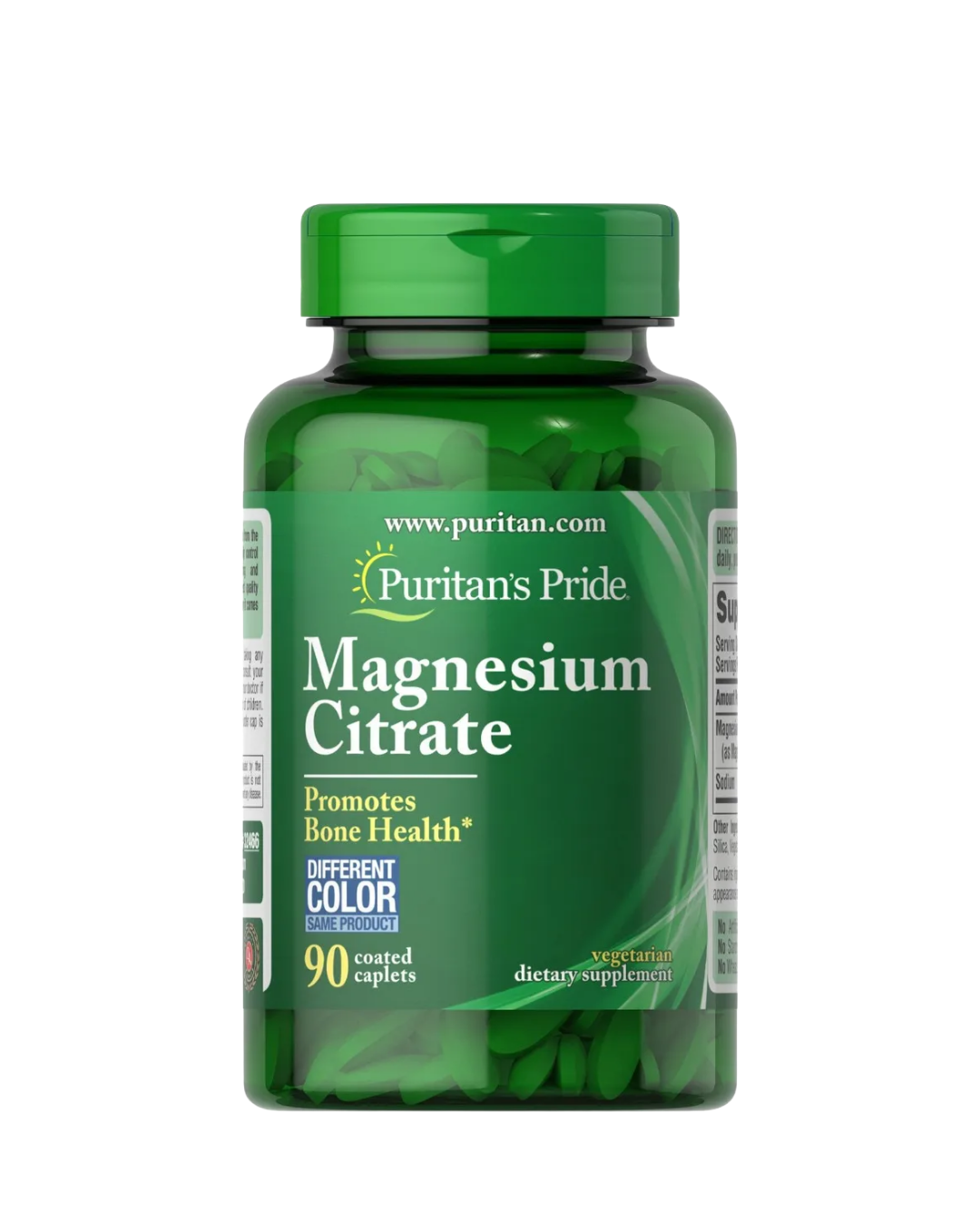 Citrato de Magnesio, 400mg, 90ct, Puritan's Pride