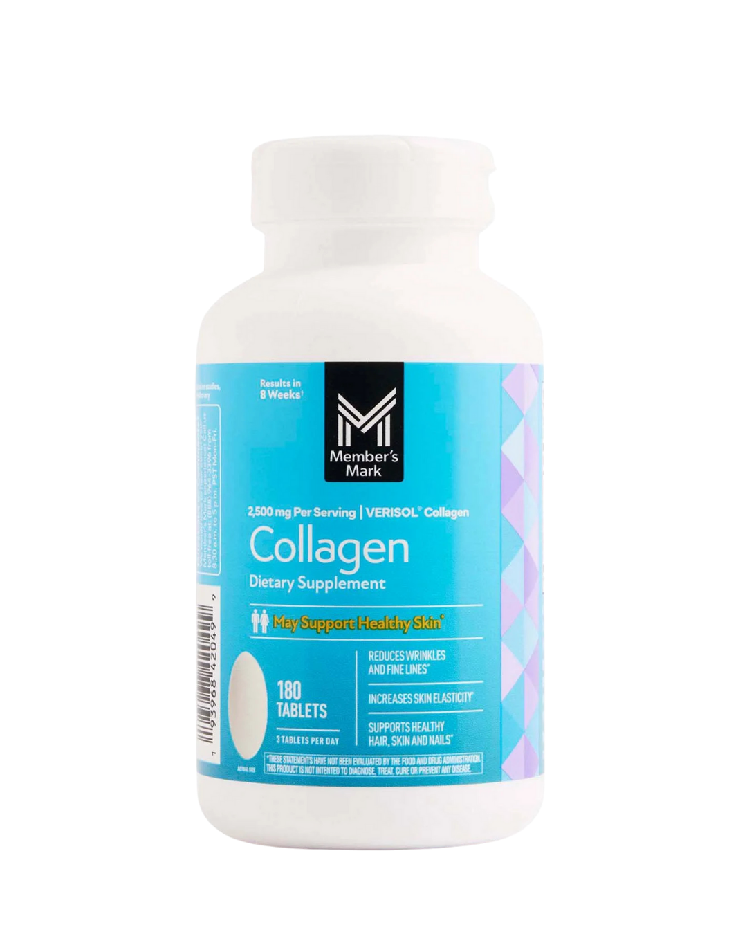 Colágeno, 2500mg, 180ct, Member's Mark