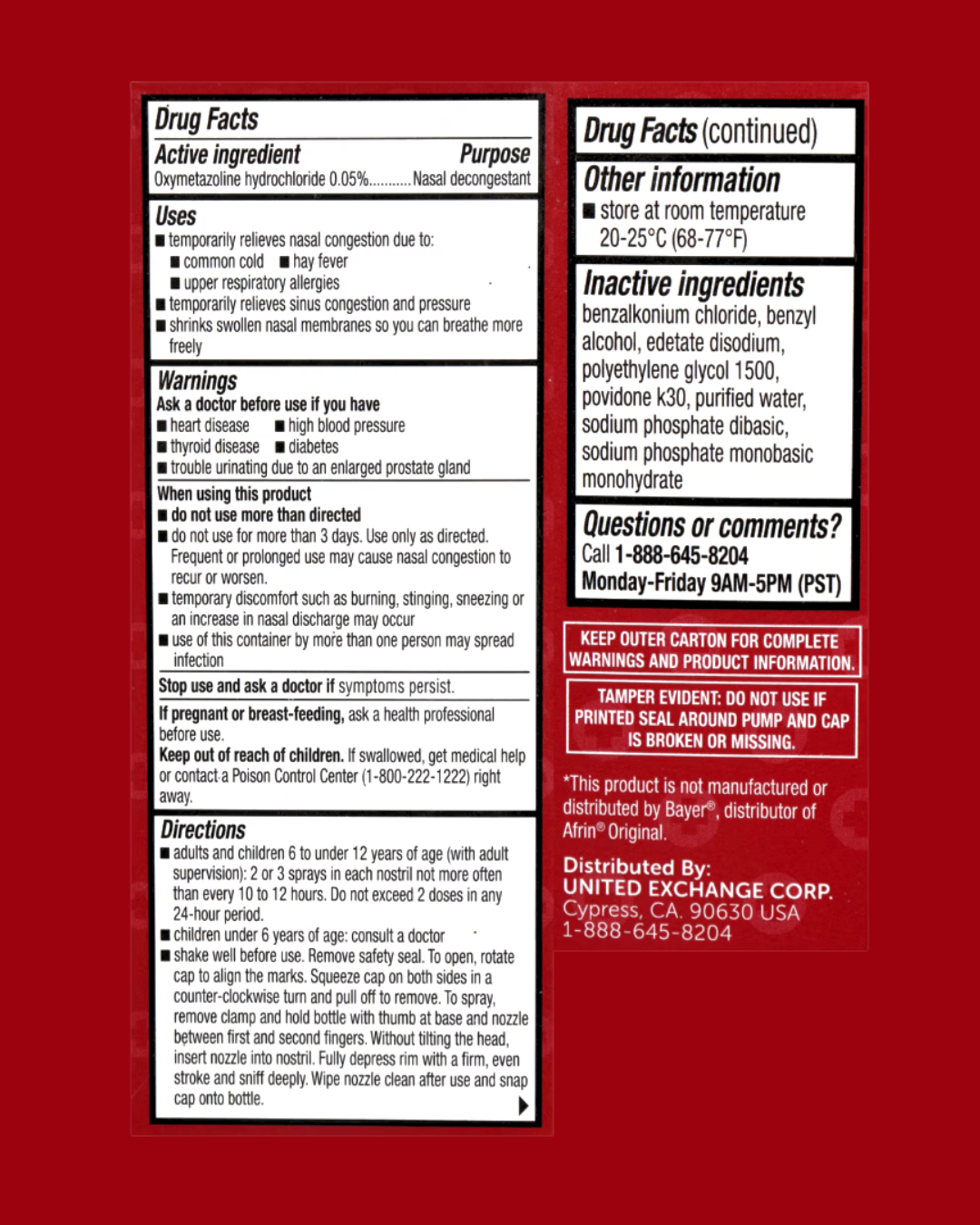 Descongestionante Nasal, 15ml, Family Care - Imagen 2