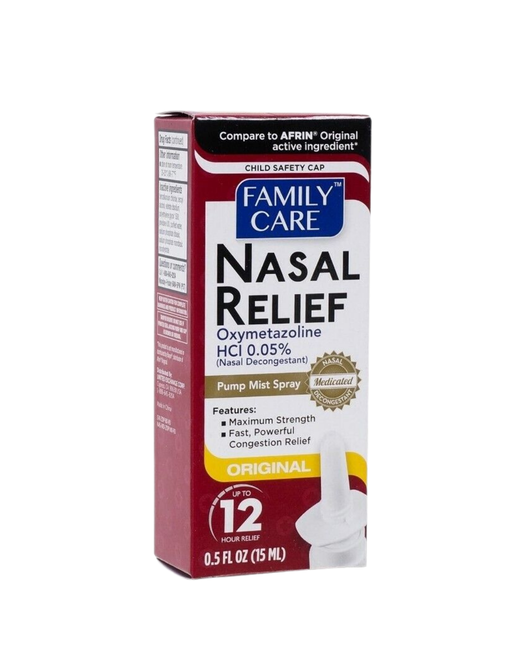 Descongestionante Nasal, 15ml, Family Care