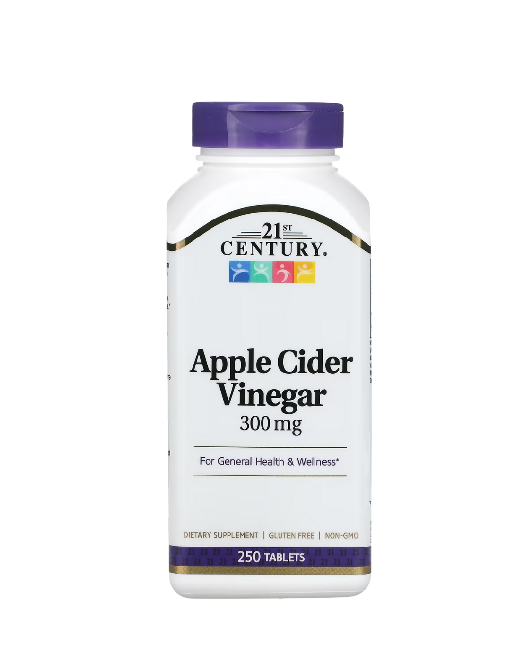 Vinagre de Manzana, 300mg, 250ct, 21St Century