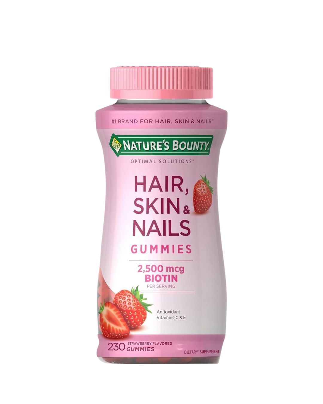 Vitamina Uñas, Piel y Cabello, 230 Gomitas, Nature's Bounty